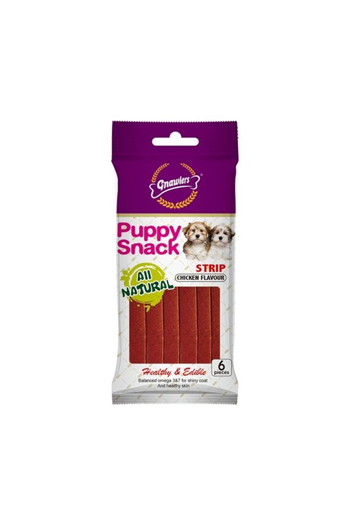 Gnawlers Puppy Tavuk Aromalı Yavru Köpek Ödül Maması 80gr [6'LI]