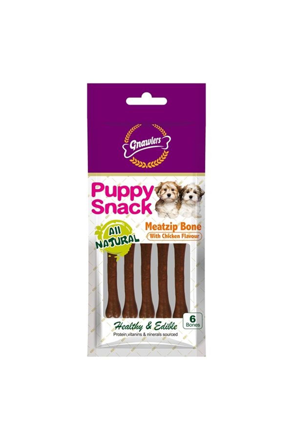 Gnawlers Puppy Tavuk Aromalı Yavru Köpek Ödül Maması 40gr [6'LI]