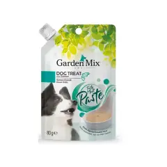 Garden Mix Paste Somon Etli Ezmeli Sıvı Köpek Ödülü 80 Gr