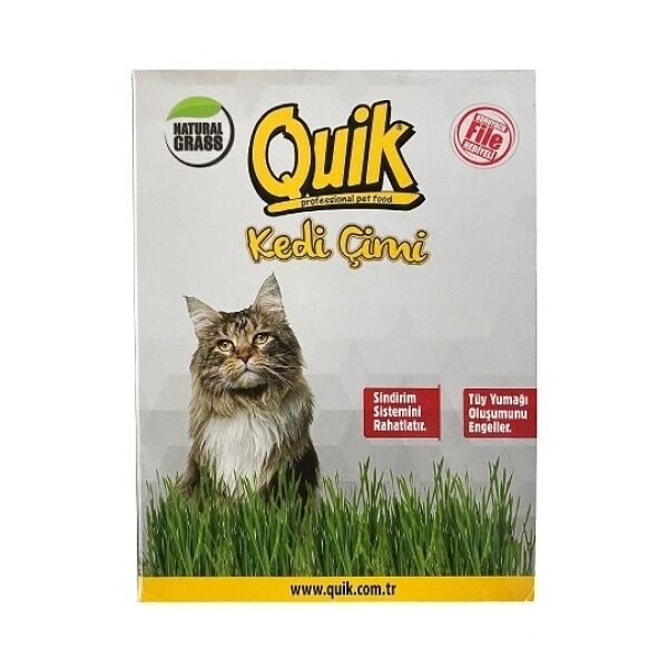 Quik Fileli Doğal Kedi Çimi